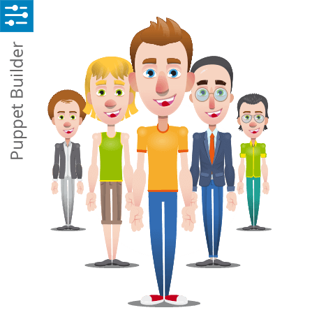 Male Adobe Character Animator Puppet Builder